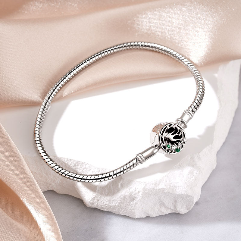 Gnoce Spring Bird Basic Snake Chain Bracelet_3