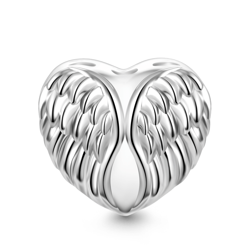 Gnoce "Guardian Angel" Wings Heart Personalized Photo Charm_4