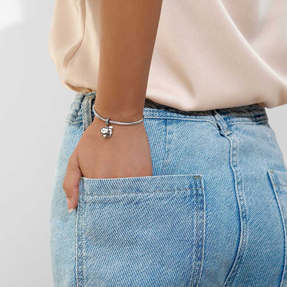 Gnoce Baby Pacifier & T-shirt Engravable Pendant Dangle Charm_6