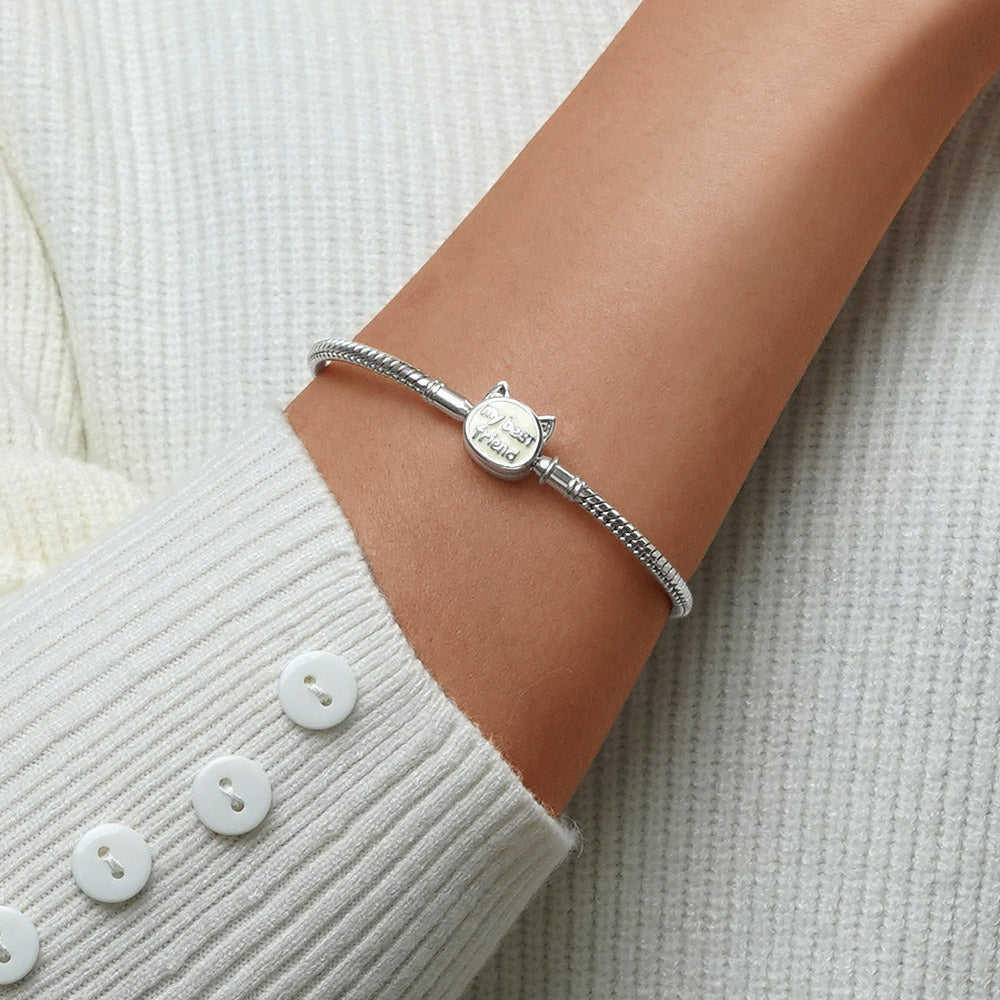 Gnoce "my best Friend" Pet Basic Snake Chain Bracelet_5