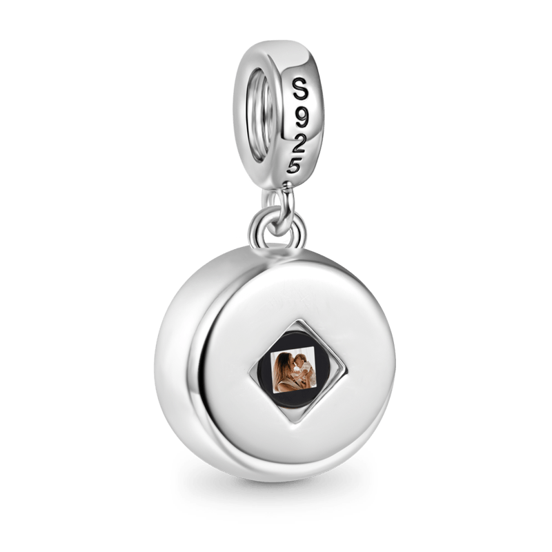 Gnoce Projection Personalized Photo Pendant Dangle Charm_2