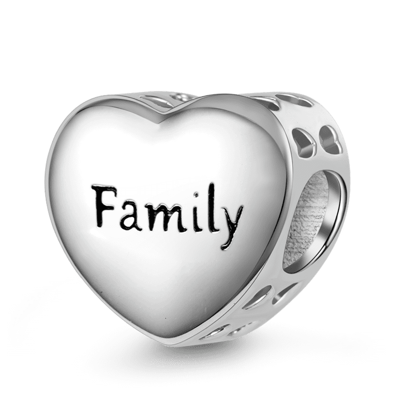 Gnoce Family Love Heart Engravable Charm_3