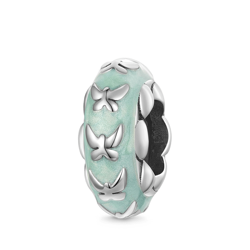 Gnoce Flying Butterflies Stopper Charm_1