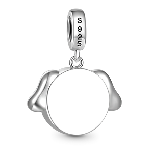 Gnoce Pendentif Cœur Gravable pour Chien de Compagnie