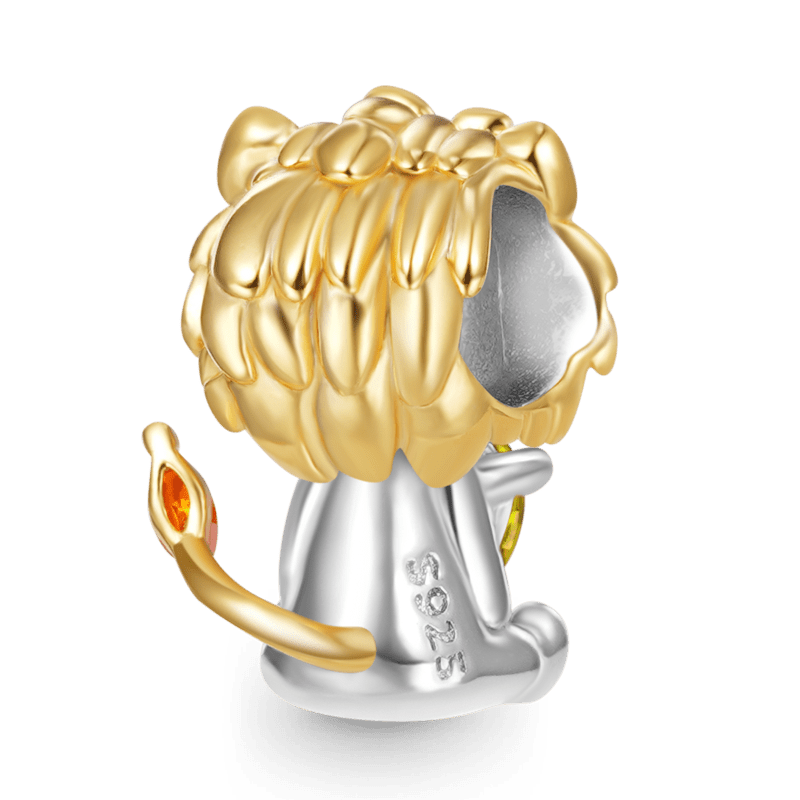 Gnoce Leo Constellation Embraces Heart Gem Charm_2