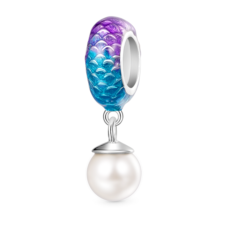 Gnoce Fantasy Fish Scale Pearl Stopper Charm_1