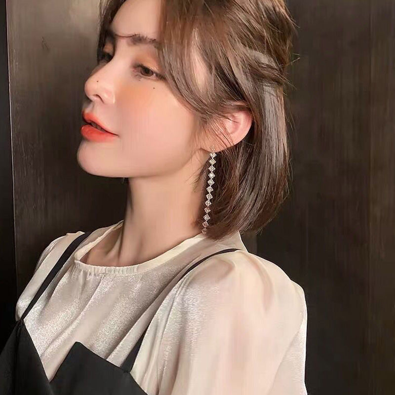 Gnoce Crystal Long Dangle Earrings_4