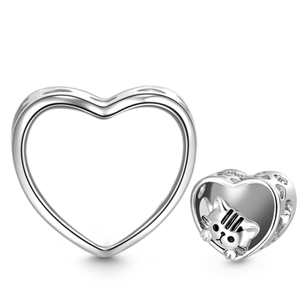 Gnoce Cute Pet Cat Personalized Photo Charm_3