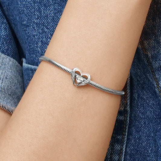 Gnoce Angel Wings Heart Engravable Charm_4