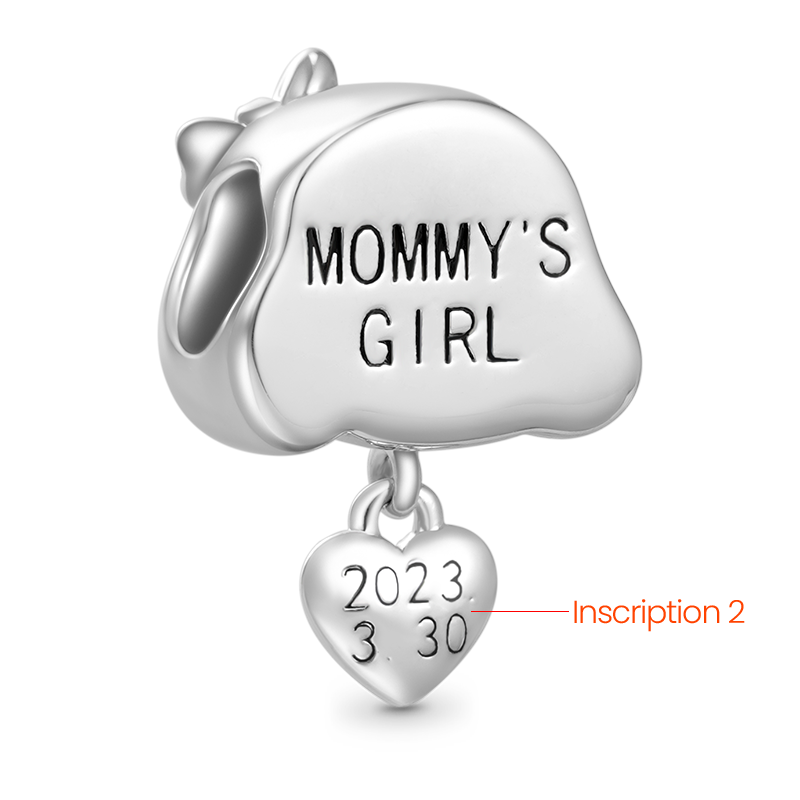 Gnoce Love Little Girl Engravable Charm_2
