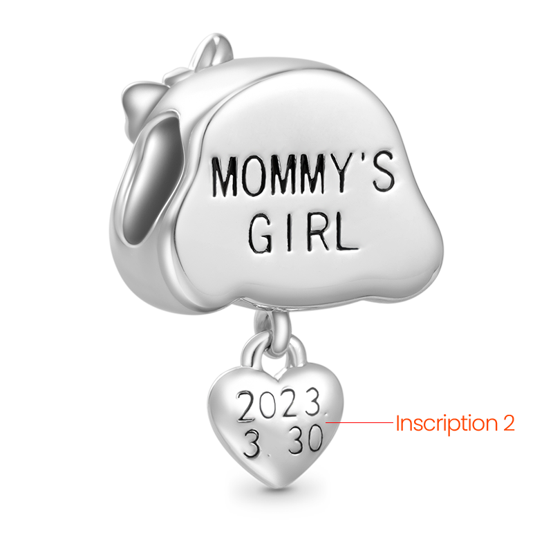 Gnoce Love Little Girl Engravable Charm_2