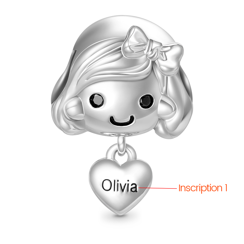 Gnoce Love Little Girl Engravable Charm_1