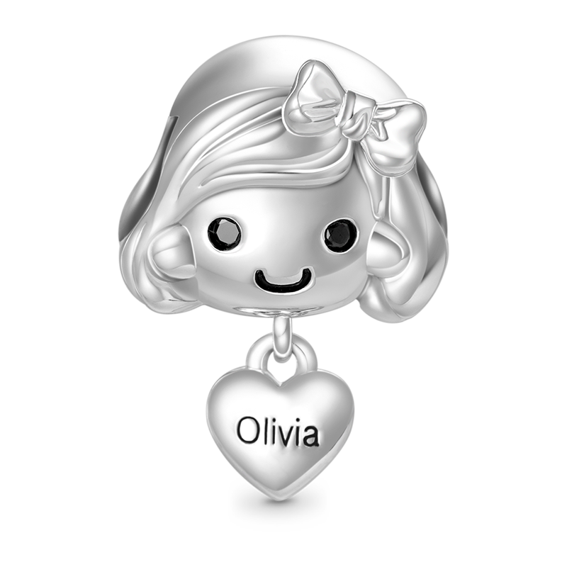 Gnoce Love Little Girl Engravable Charm_3
