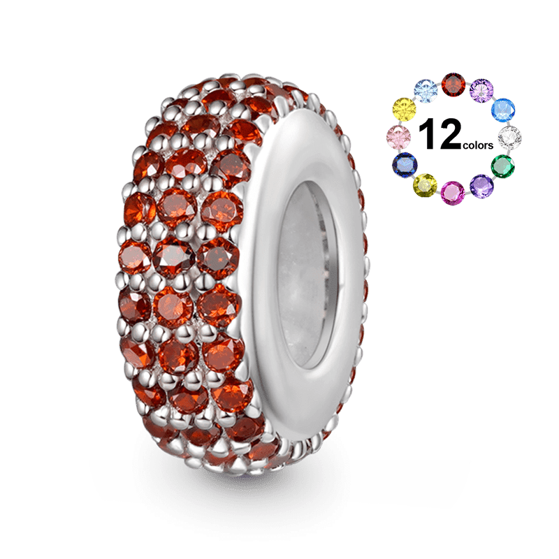 Gnoce Sparkling Birthstone Basic Stopper Charm_1