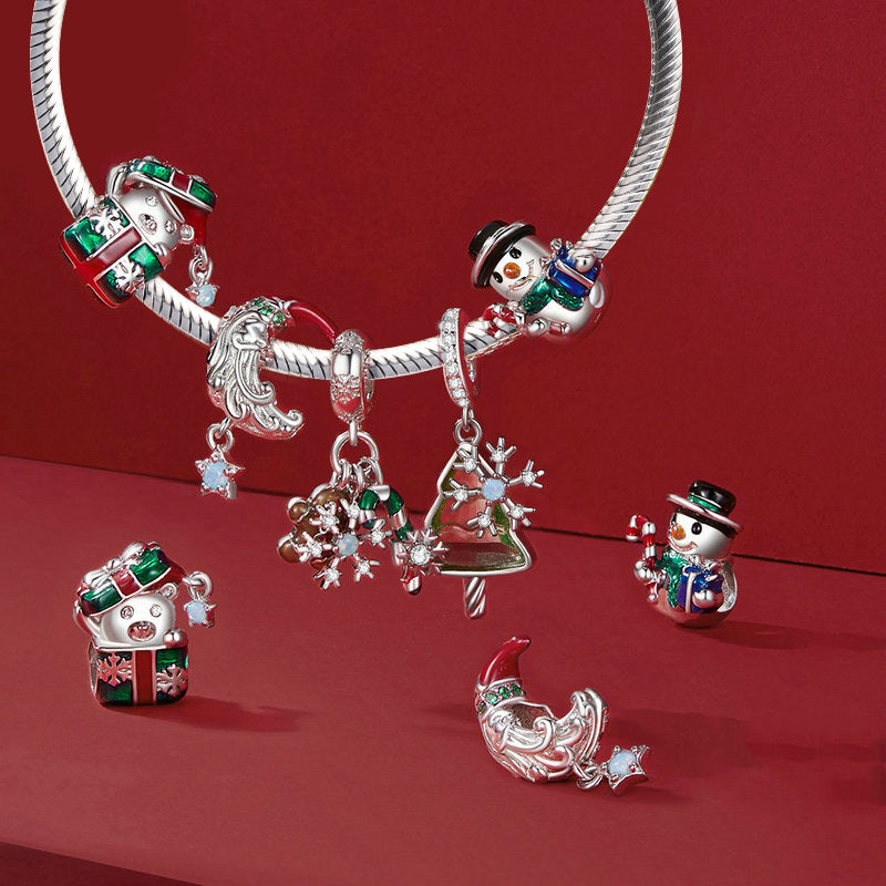 Gnoce Christmas Snowman Charm_3