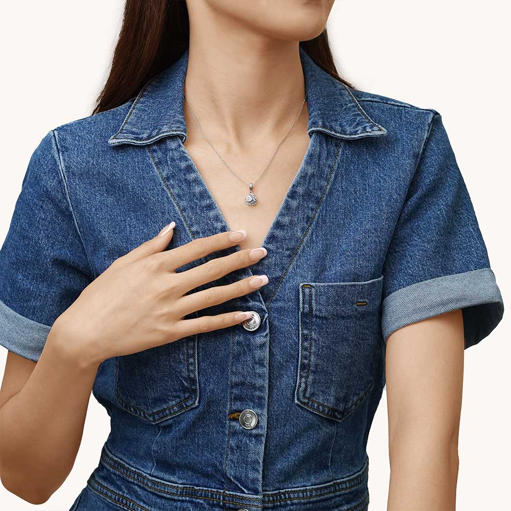 Gnoce Star Moon Engravable Pendant Dangle Charm_2