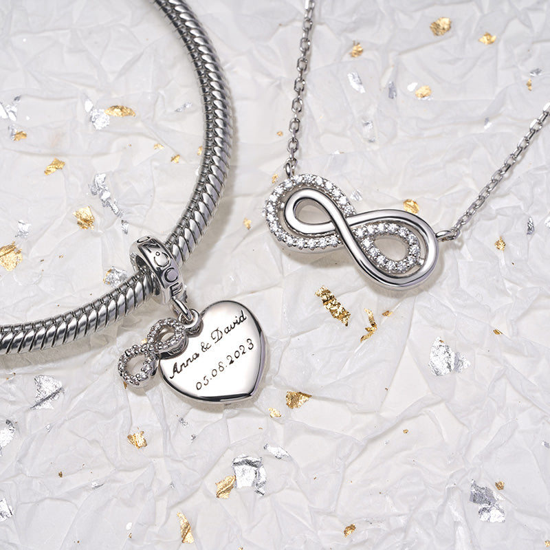 Gnoce Birthstone Infinity Love Necklace_4