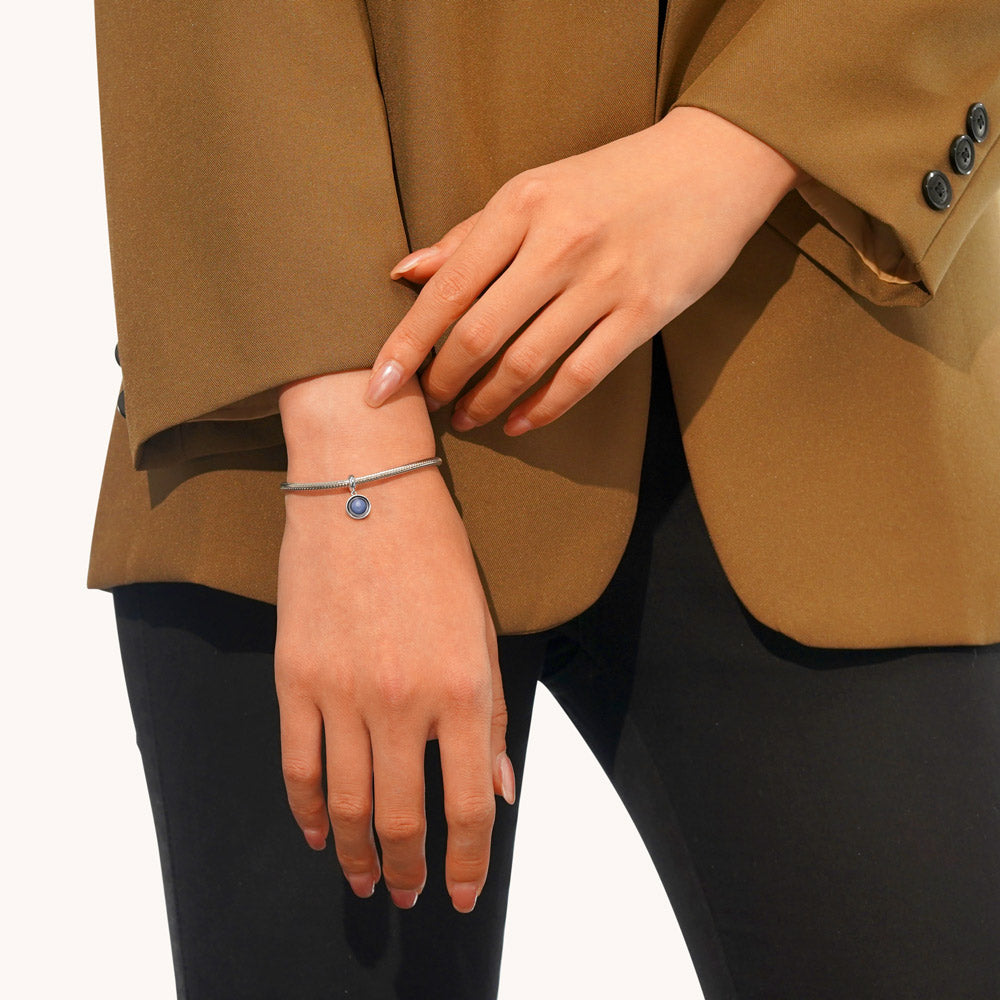 Gnoce "Sometimes the moon is all I have" Glow-in-the-Dark Moon Pendant Dangle Charm_5