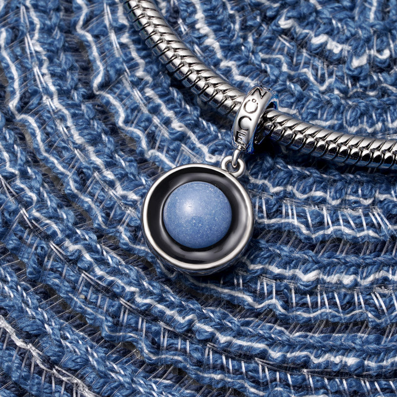 Gnoce "Sometimes the moon is all I have" Glow-in-the-Dark Moon Pendant Dangle Charm_4