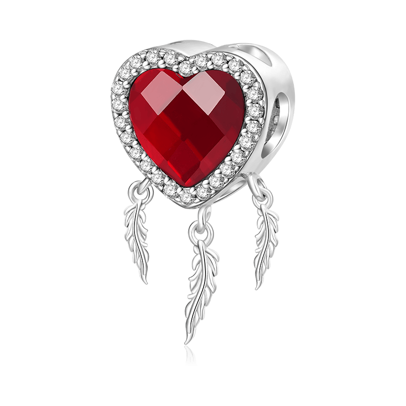Gnoce Birthstone Dream Catcher Heart Charm_1