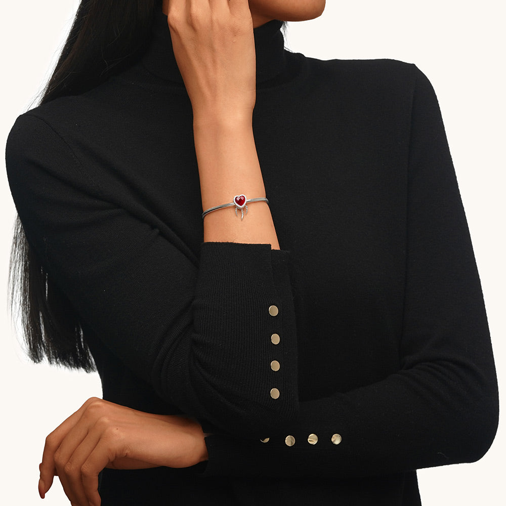 Gnoce Birthstone Dream Catcher Heart Charm_3