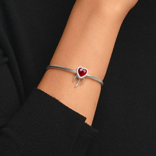 Gnoce Birthstone Dream Catcher Heart Charm_4