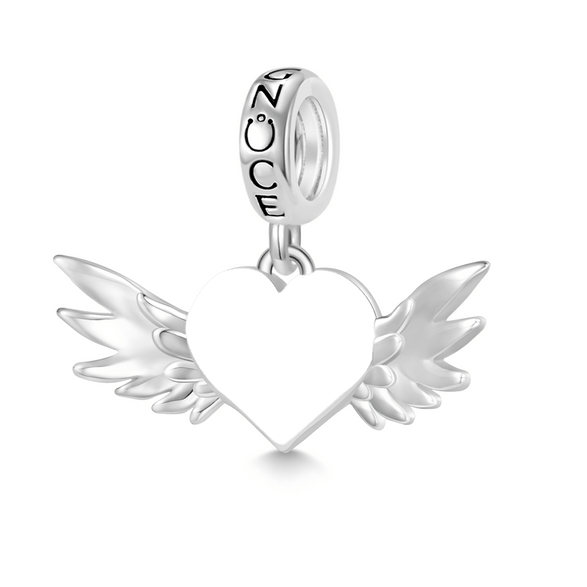 Gnoce Pendentif Gravable Ailes d'Amour
