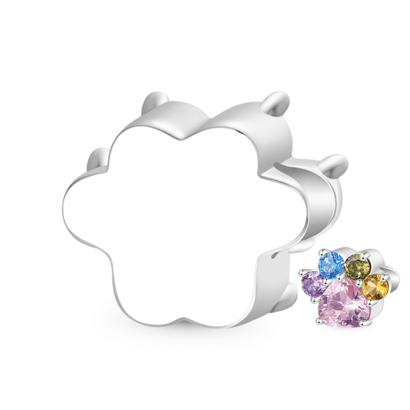 Gnoce Charm Gravable Patte Animal de Compagnie