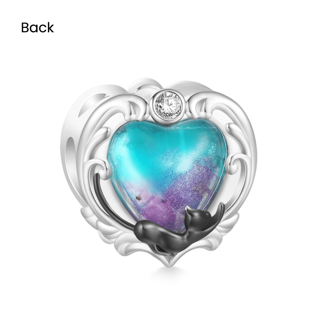 Gnoce Glow-in-the-Dark Black Cat Heart Charm_3