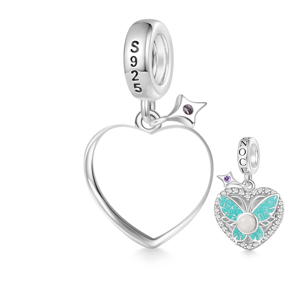 Gnoce Pendentif Gravable Papillon Lumineux