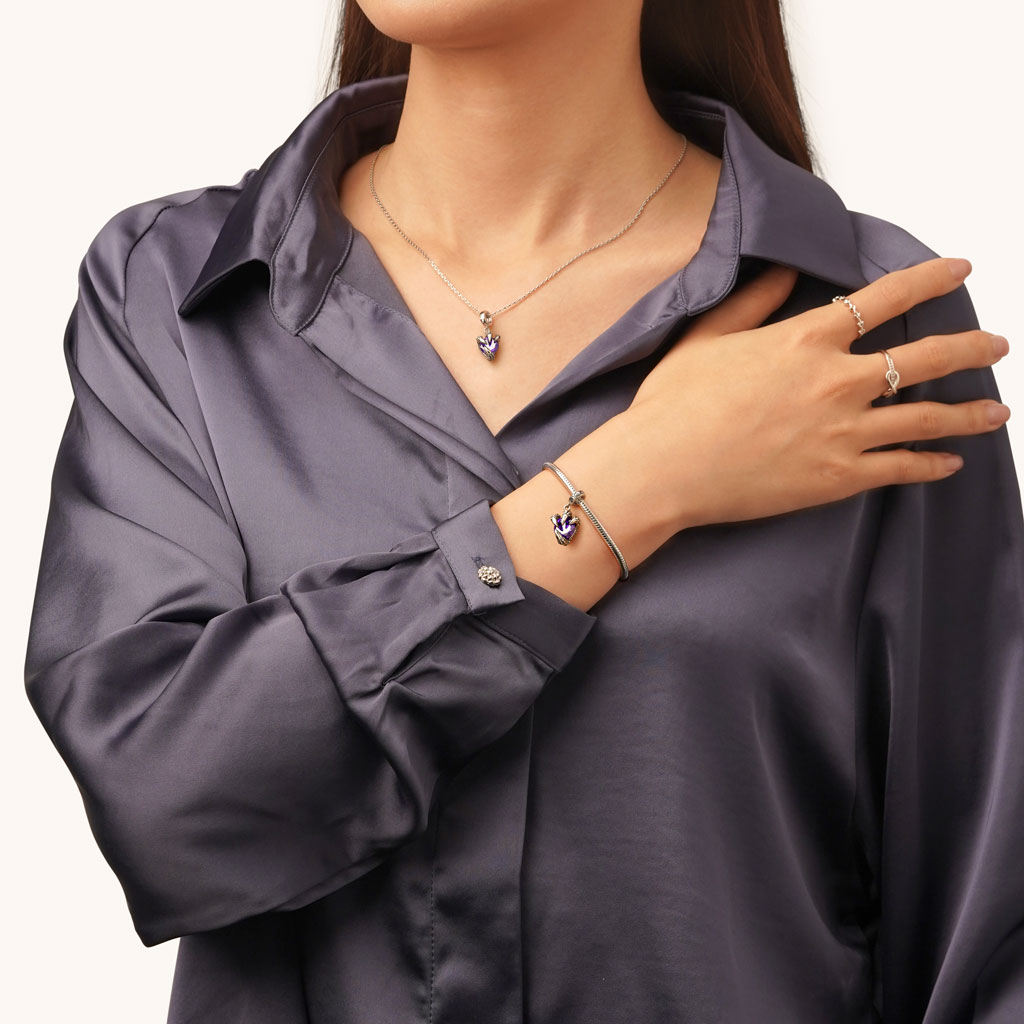 Gnoce Dragon Claw Birthstone Pendant Dangle Charm_4