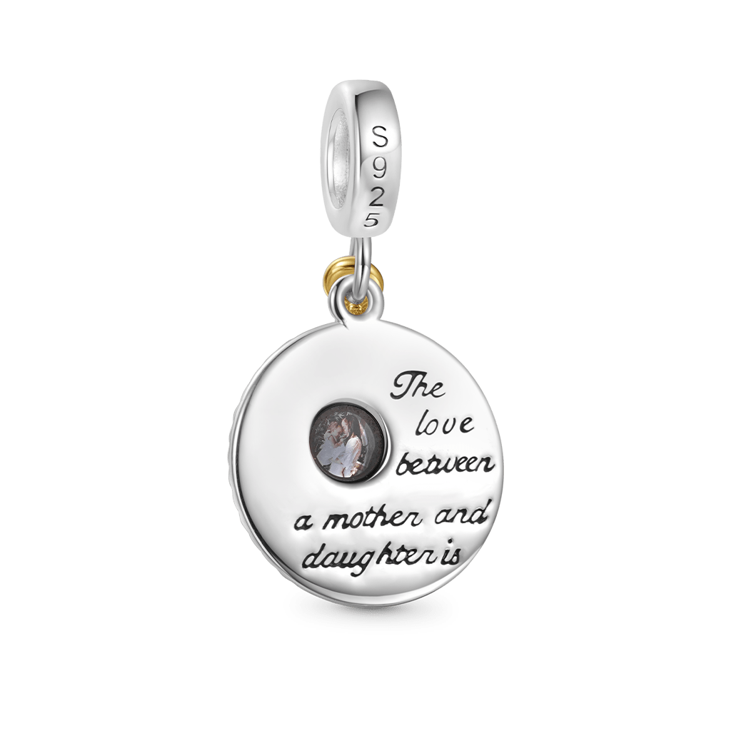 Gnoce Star Round Plate Projection Photo Pendant Dangle Charm_2