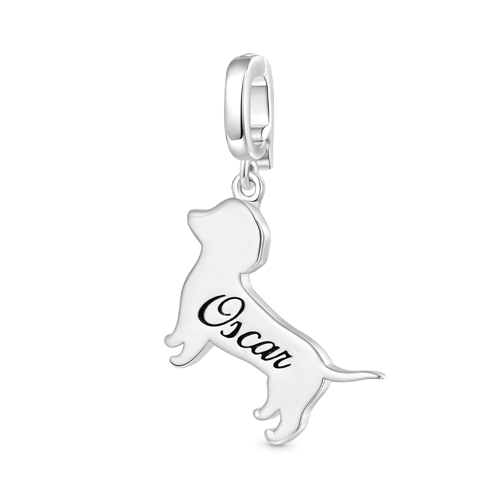 Gnoce Engravable Dog Clasp Clusters Charm_1