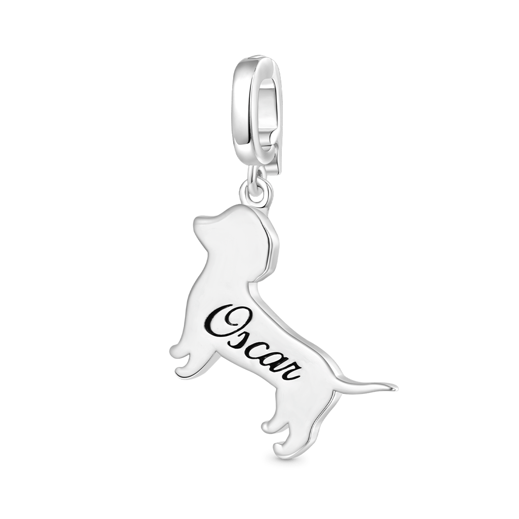 Gnoce Engravable Dog Clasp Clusters Charm_1
