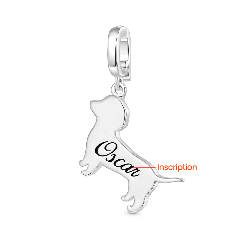 Gnoce Engravable Dog Clasp Clusters Charm_2