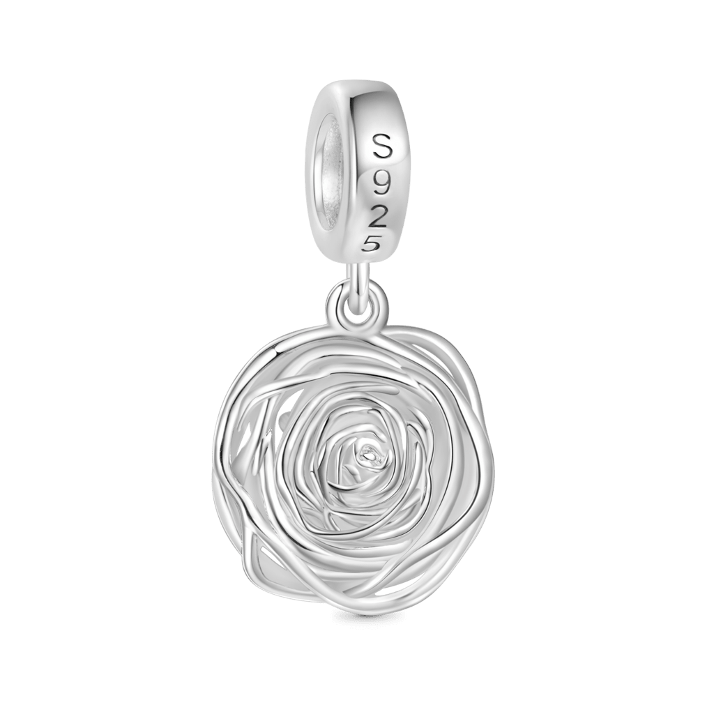 Gnoce Bird's Nest Three Eggs Birthstone Pendant Dangle Charm_3