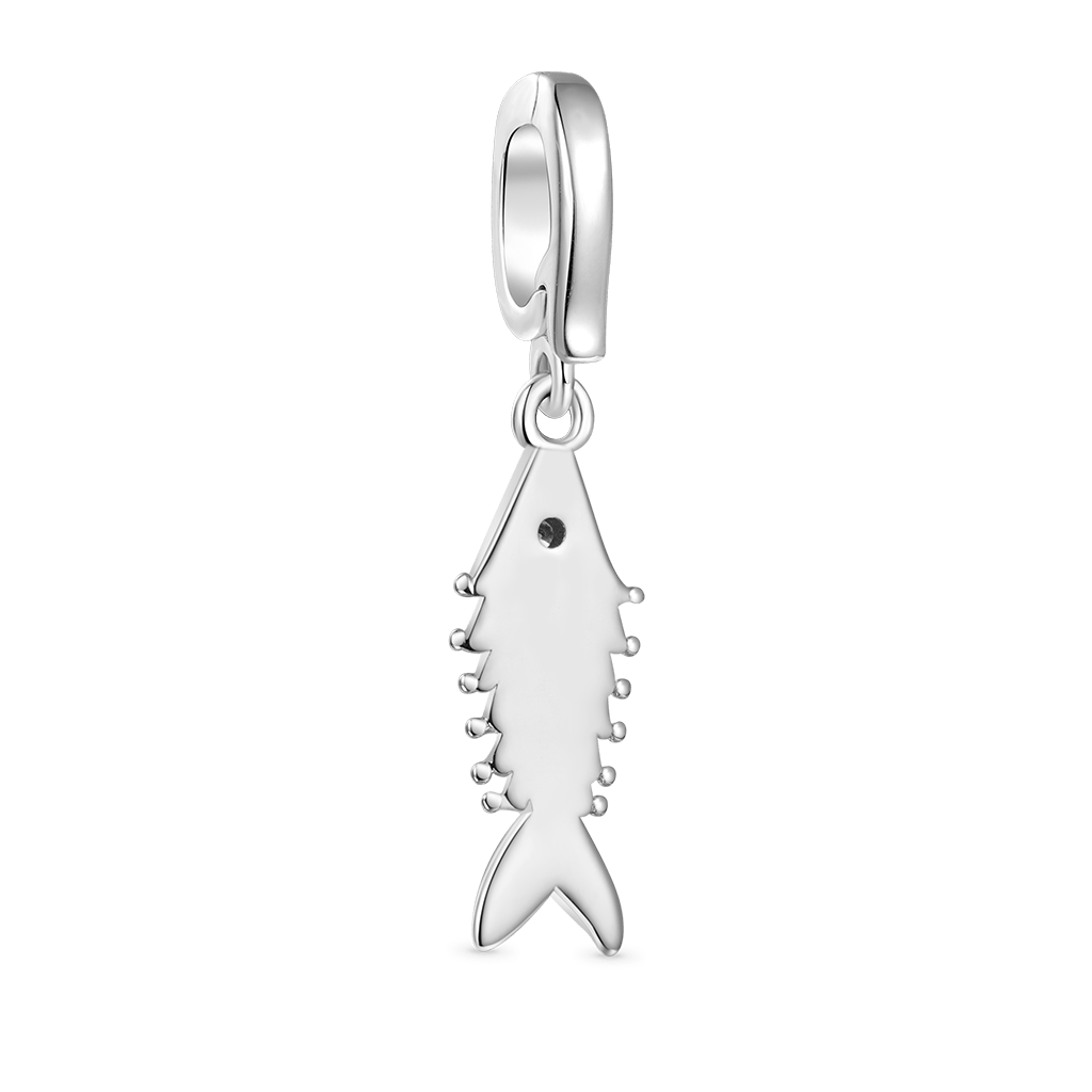 Gnoce Silver Fish Clasp Clusters Charm_2