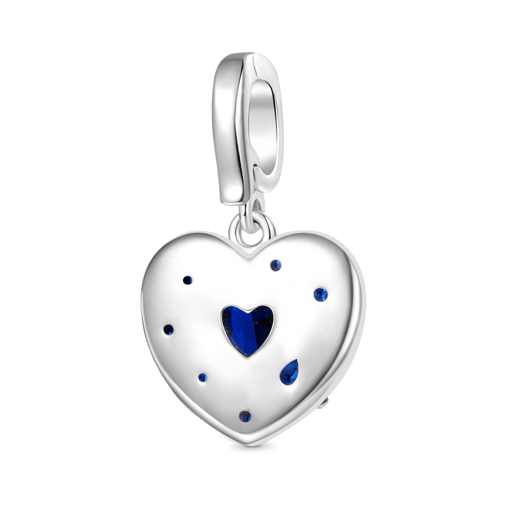 Gnoce Birthstone Heart Moon Clasp Clusters Charm_2