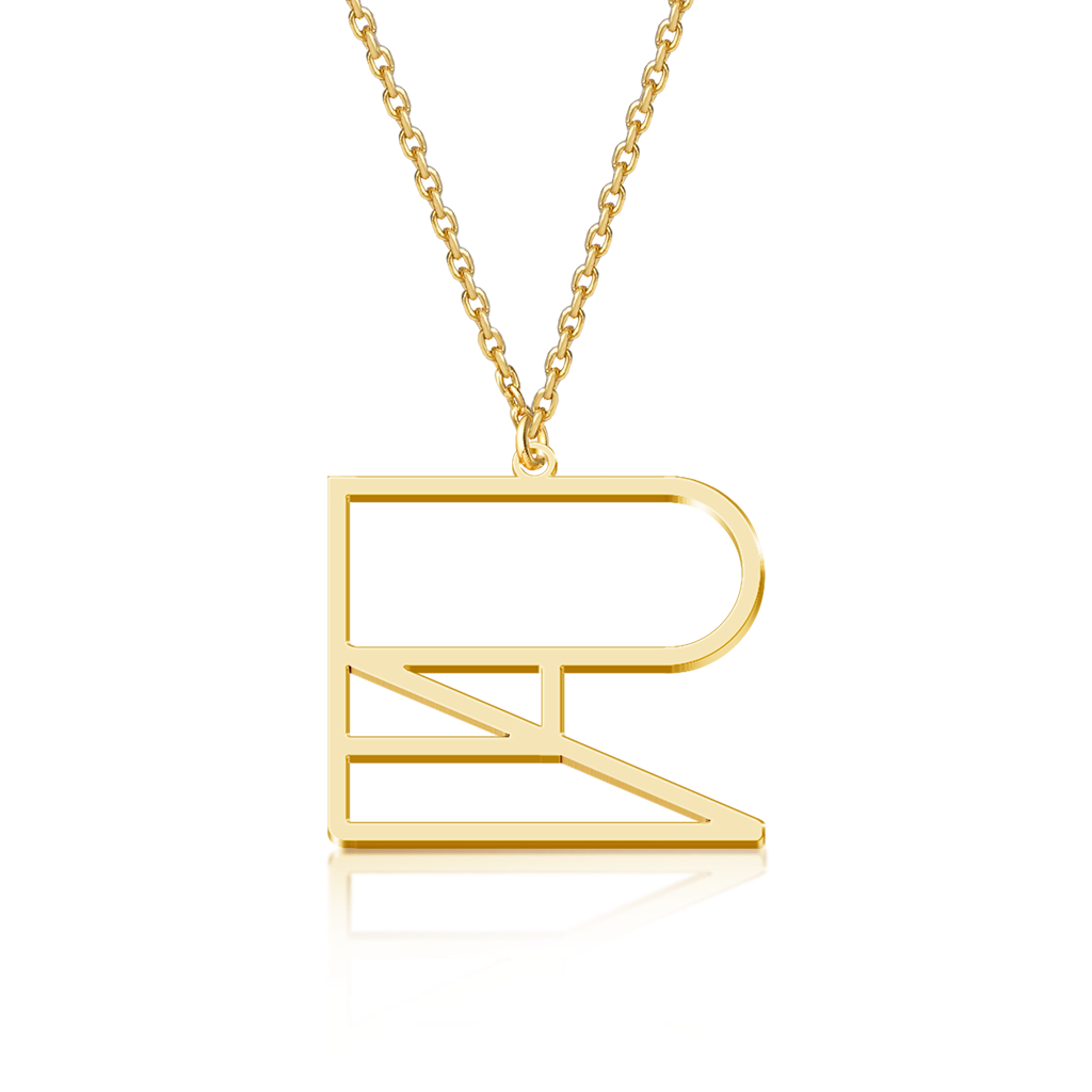 Gnoce Minimalist Monogram Name Exclusive Necklace_1