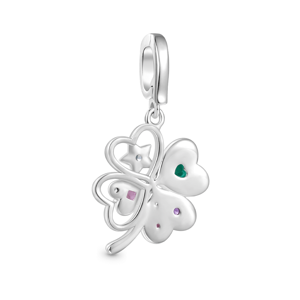 Gnoce Four Leaf Clover Clasp Clusters Charm_2