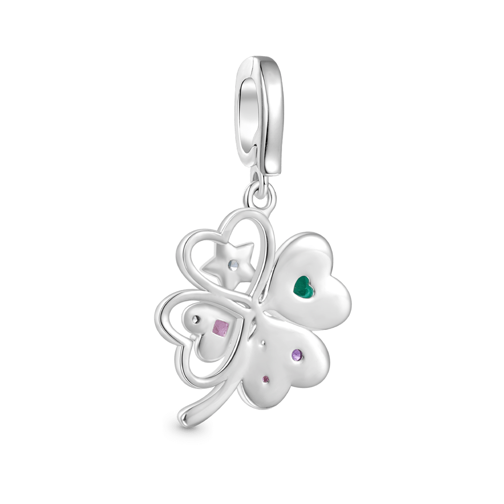 Gnoce Four Leaf Clover Clasp Clusters Charm_2