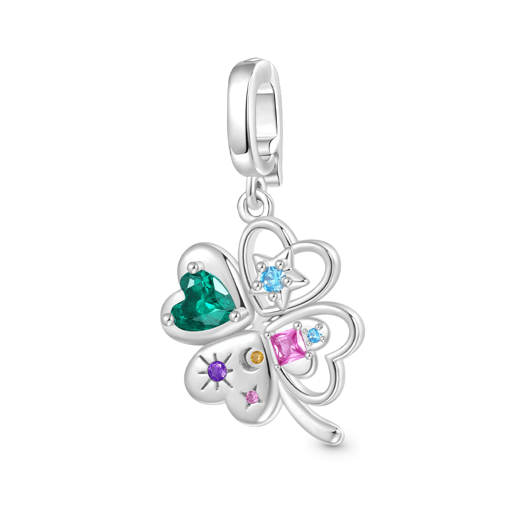 Gnoce Four Leaf Clover Clasp Clusters Charm_1