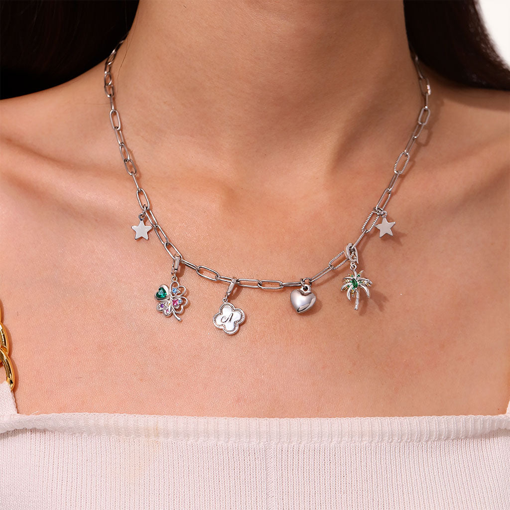 Gnoce Coconut Tree Clasp Clusters Charm_5