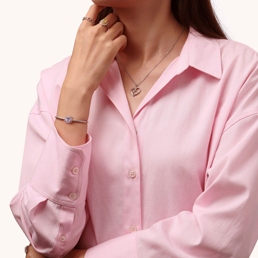 Gnoce Infinite Love Round Birthstone Charm_4