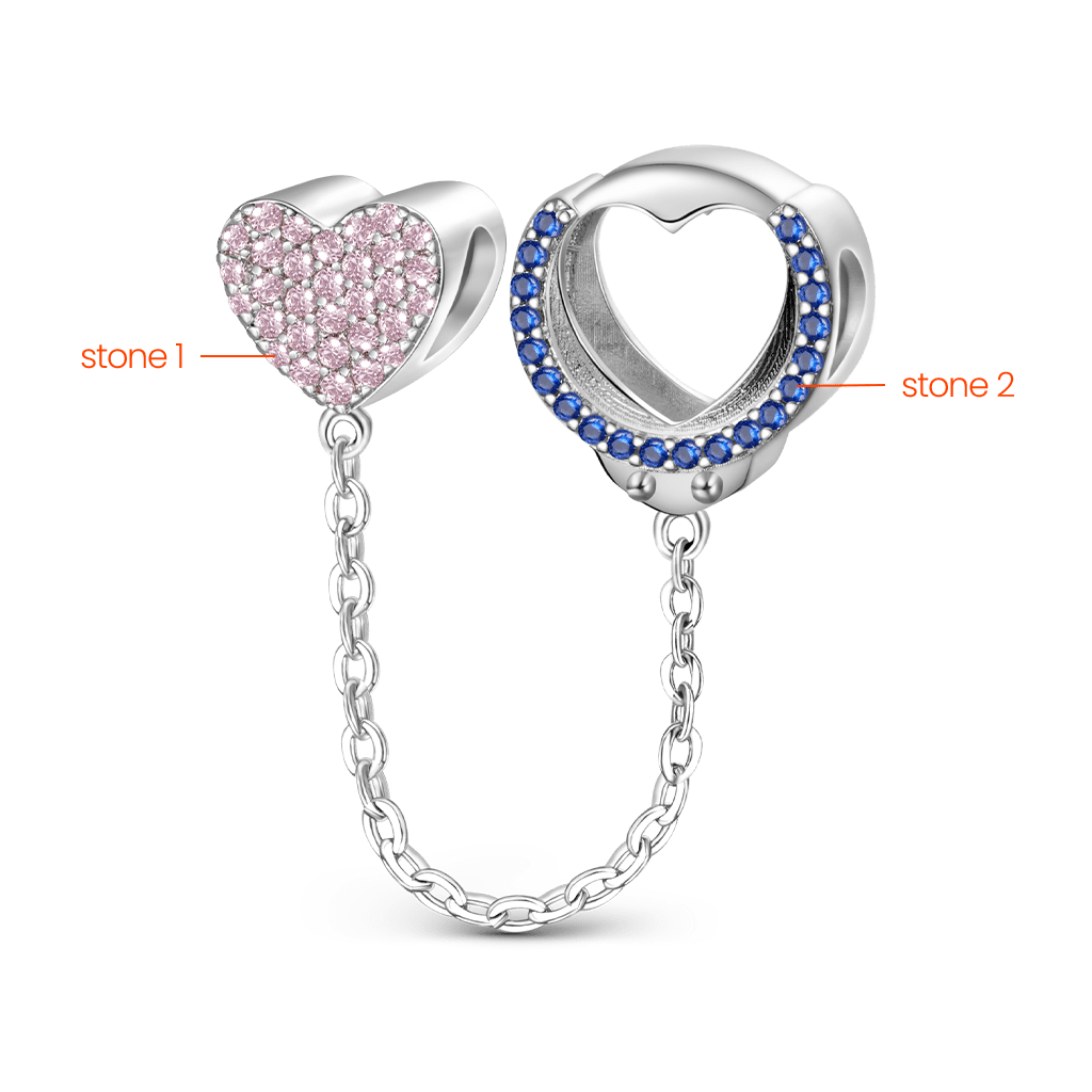 Gnoce Personalized Double-layer Love Handcuffs Charm_3