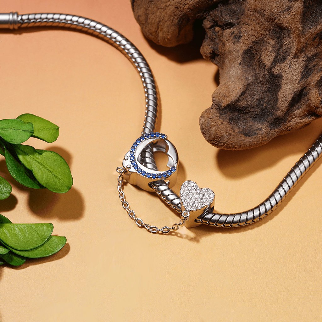 Gnoce Personalized Double-layer Love Handcuffs Charm_4