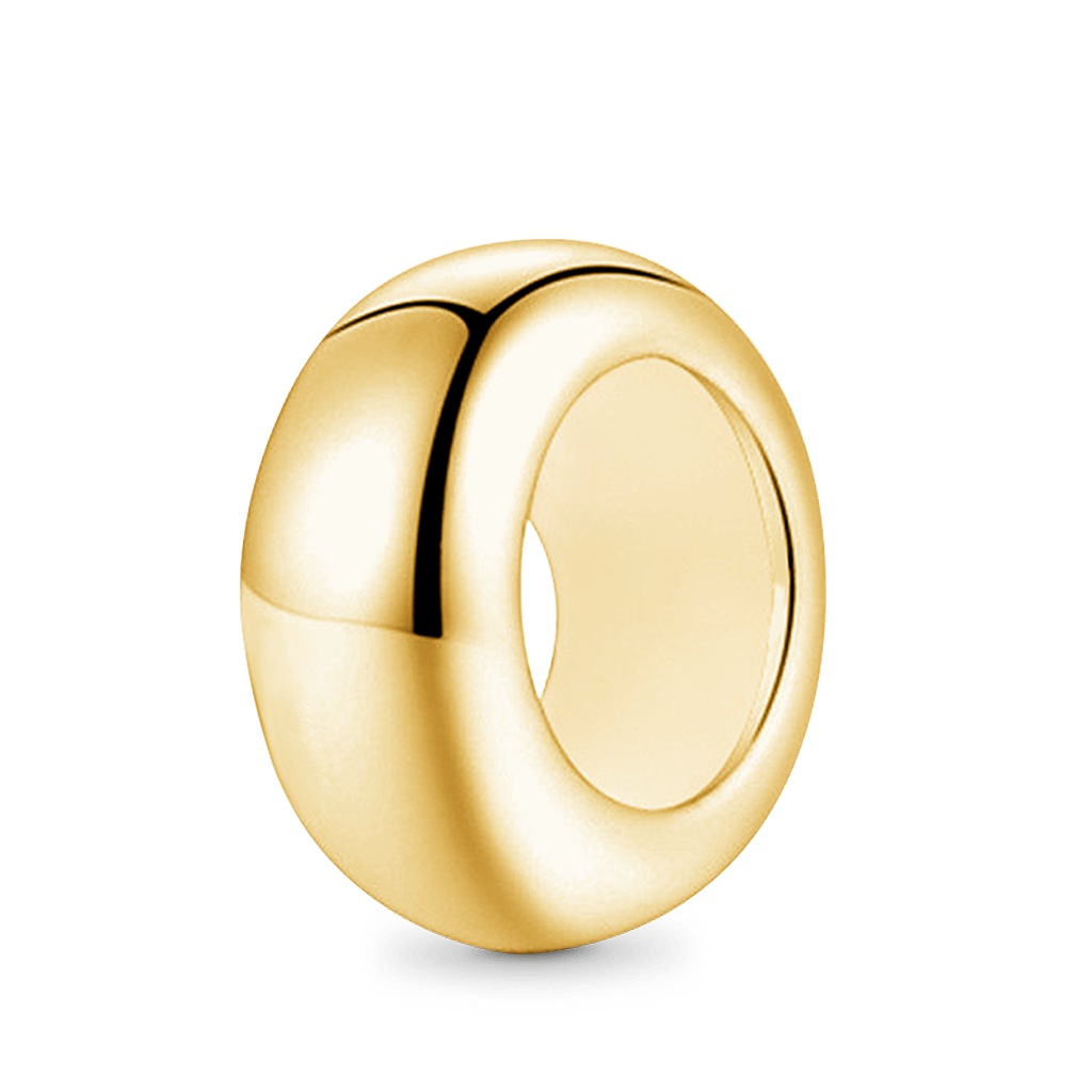 Gnoce 18k Gold Plated Basic Simple Stopper Charm_1