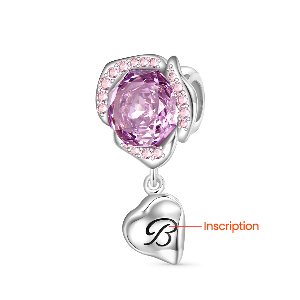 Gnoce Valentine's Day Rose Flower Petal Stopper Charm_2