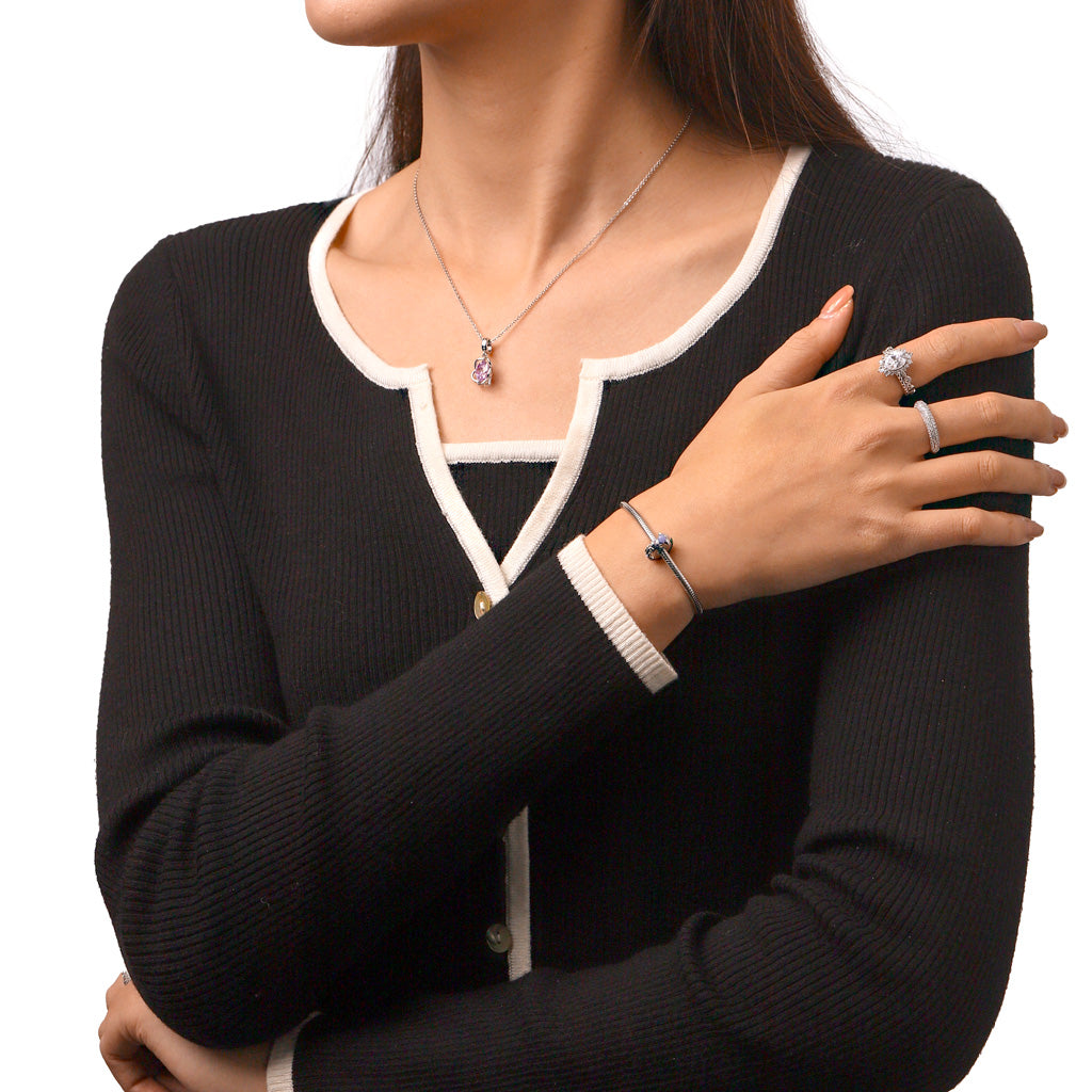 Gnoce Glow-in-the-Dark Gradient Mermaid Tail Stopper Charm_5