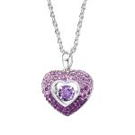 SparklingPavéHeartDancingBirthstonePendantNecklace_1